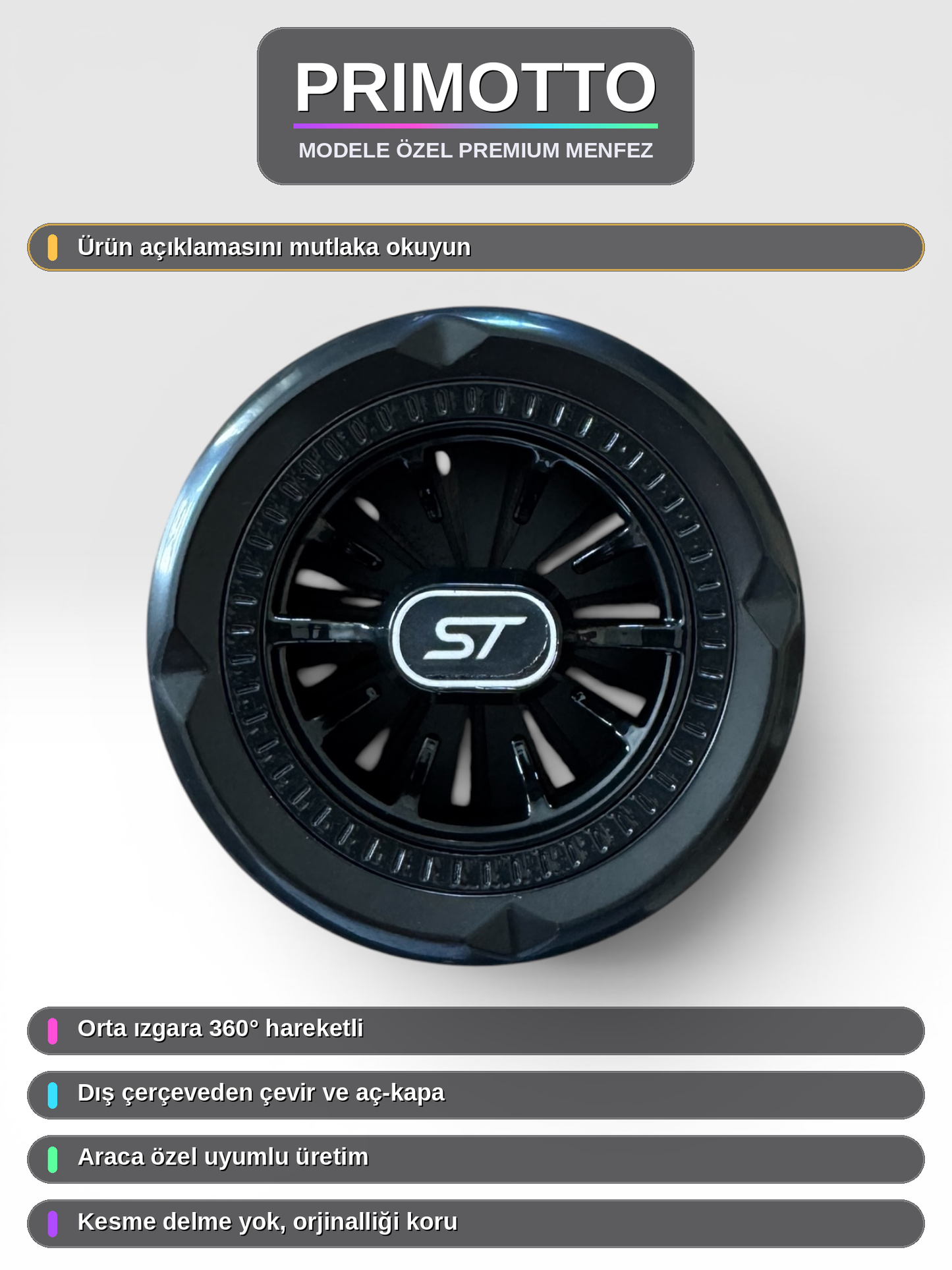 Grille d'aération Premium Spéciale pour Modèle